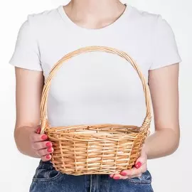 Корзина плетеная, 23х17х9нх26нн