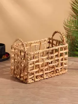 Корзина плетеная, 251520 см, водный гиацинт