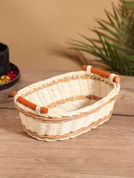 Корзина плетеная, 25.5168 см +/- 3 см, ротанг