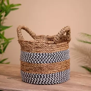 Корзина плетеная 27х27х35 см