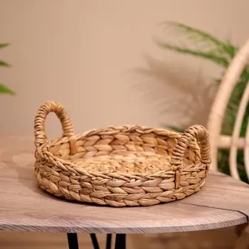 Корзина плетеная 30х30х13 см