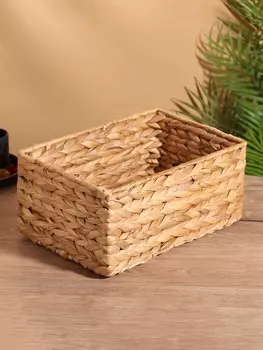 Корзина плетеная, 312114 см, водный гиацинт