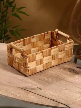 Корзина плетеная, 352015 см, водный гиацинт