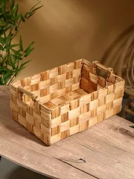 Корзина плетеная, 463120 см, водный гиацинт