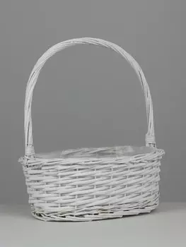 Корзина плетеная dayton, ива, белый