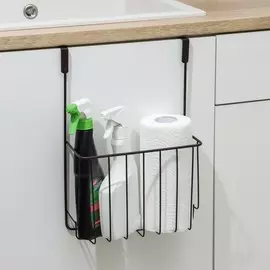 Корзина подвесная доляна, 26×11×38 см, на дверцу 2,5 см, цвет коричневый