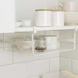 Корзина подвесная доляна, 30×27×13 см, цвет белый