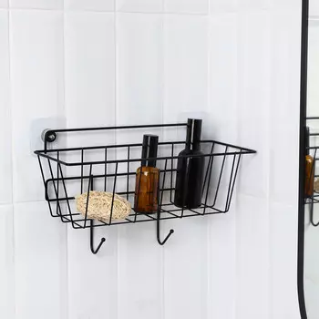 Корзина с 2 крючками, 31.51320 см, черная