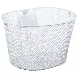 Корзина стальная, без крепления, цвет белый
