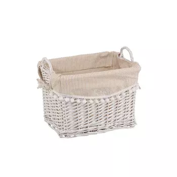 Корзина стеллажная прямоугольная высокая с ручками