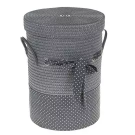 Корзина универсальная плетёная с крышкой доляна