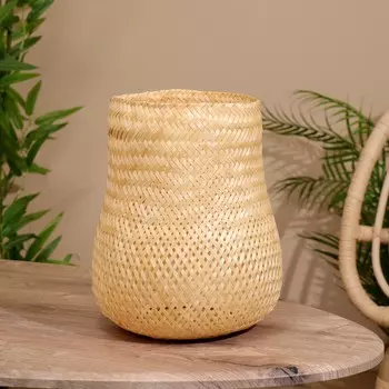 Корзинка плетеная, из бамбука 23х23х23 см