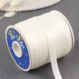 Косая бейка, 15 мм × 132 м, цвет молочный f102