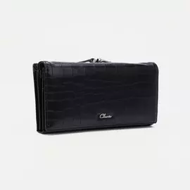 Кошелек на кнопке, цвет черный