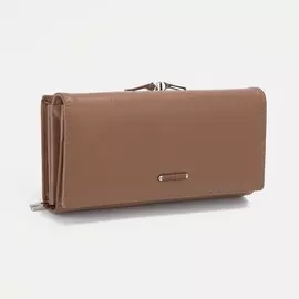 Кошелек на магнитах, цвет бежевый