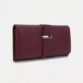 Кошелек на магнитах, цвет бордовый