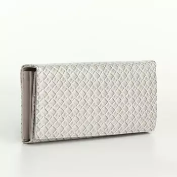 Кошелек женский на магнитах, цвет серый