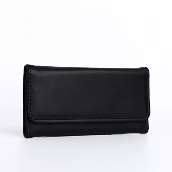 Кошелек женский на магните, цвет черный