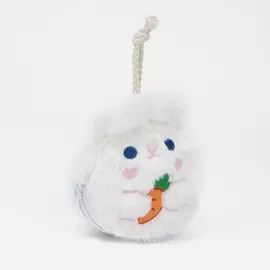 Кошелёк-ключница на молнии, цвет белый