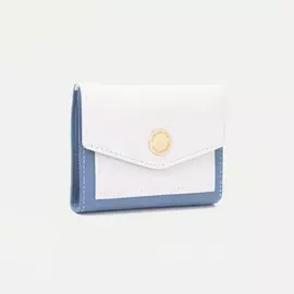 Кошелёк на клапане, цвет голубой