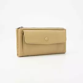 Кошелёк на кнопках, цвет зелёный