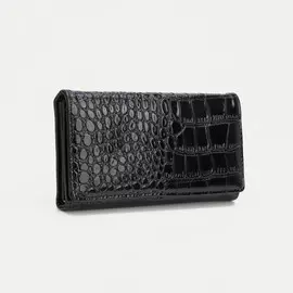 Кошелёк на кнопке цвет черный