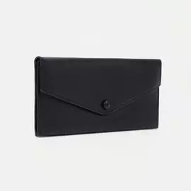 Кошелёк на кнопке, цвет черный