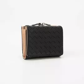 Кошелёк на кнопке, цвет черный