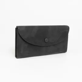 Кошелёк на кнопке, цвет чёрный