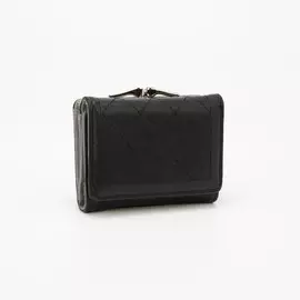 Кошелёк на кнопке, цвет чёрный