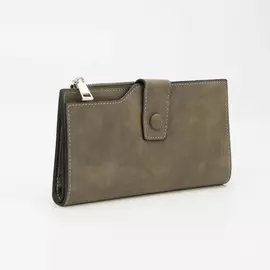 Кошелёк на кнопке, цвет хаки