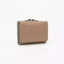 Кошелёк на кнопке, цвет коричневый