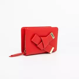 Кошелёк на кнопке, цвет красный