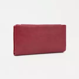 Кошелёк на кнопке, цвет красный