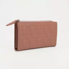 Кошелёк на кнопке, цвет розовый