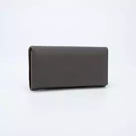 Кошелёк на кнопке, цвет серый