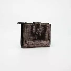 Кошелёк на кнопке, цвет серый