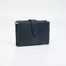 Кошелёк на кнопке, цвет синий