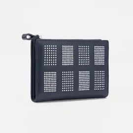 Кошелёк на кнопке, цвет синий