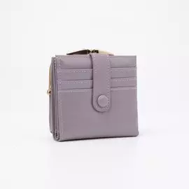 Кошелёк на кнопке, цвет сиреневый