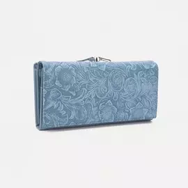 Кошелёк на магнитах, цвет голубой