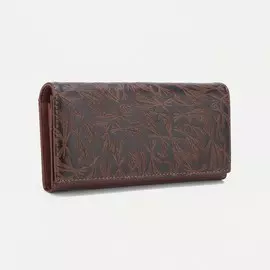 Кошелёк на магнитах, цвет коричневый