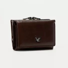 Кошелёк на магнитах, цвет коричневый