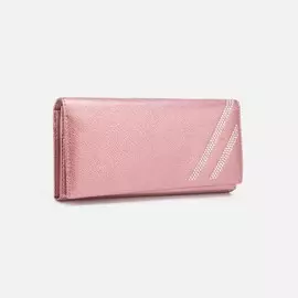 Кошелёк на магнитах, цвет розовый