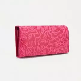Кошелёк на магнитах, цвет розовый