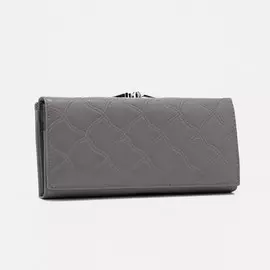 Кошелёк на магнитах, цвет серый