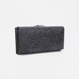 Кошелёк на магнитах, цвет серый