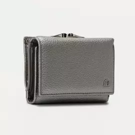 Кошелёк на магнитах, цвет серый