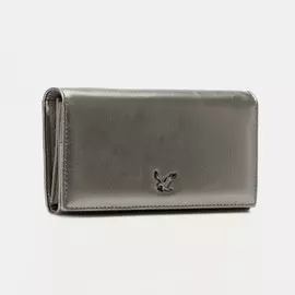 Кошелёк на магнитах, цвет серый