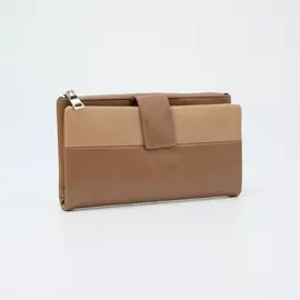 Кошелёк на магните, цвет бежевый